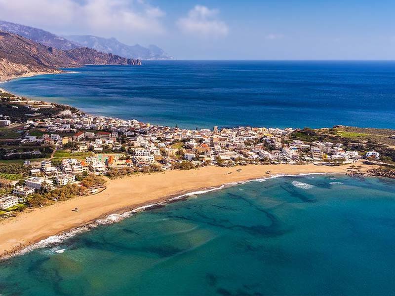 Palaiochora and its coastline in southwest Crete
