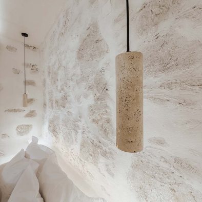 Natural stone wall detail in Mountain Bliss Guesthouse 3