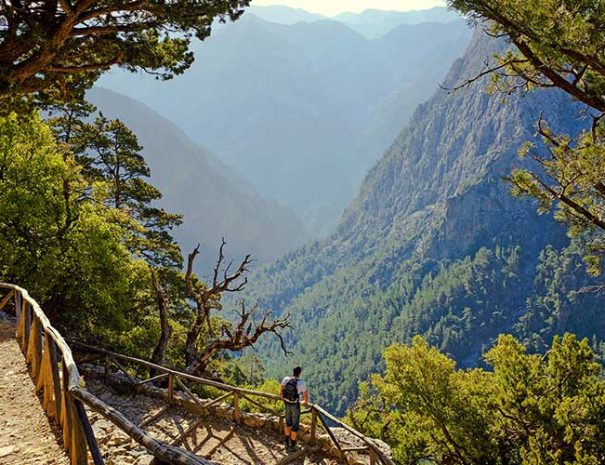 samaria gorge in crete